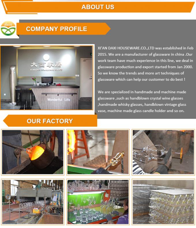 Vetro a tre colori con gradiente di freddezza di coppia colorato personalizzato 8