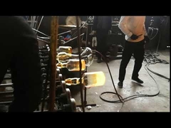 hand blowned lead free crystal wine decanter