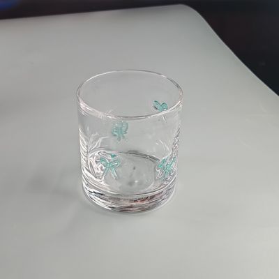 14oz Valentine's Decorative DOF Glass Bowknot Water Tumbler Glasses Mexico Icon Rock Glass Cup for Wedding Party Gift
