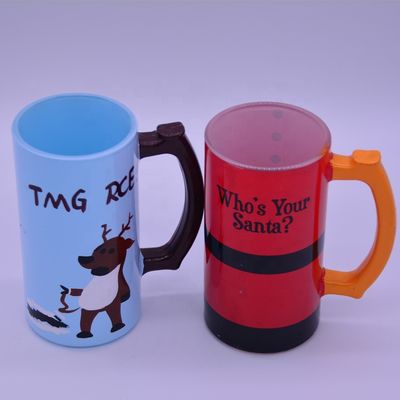 Color Decorated Steins Customize Handpainted Glass Beer Mug