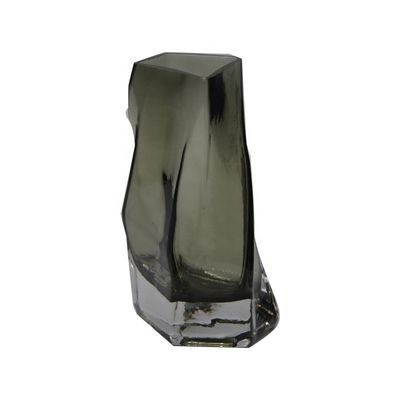 3 Size Warped Grey Color Tall Centerpiece Vases