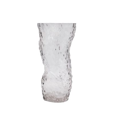 Tree Stump Shaped Customize Color Decorative Glass Vase
