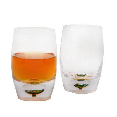 Heavy Bottom Crystal Whiskey Glasses