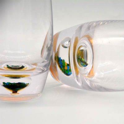 Heavy Bottom Crystal Whiskey Glasses