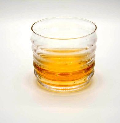 Anti Skidding Handmade Whiskey Glass With Wave Pattern