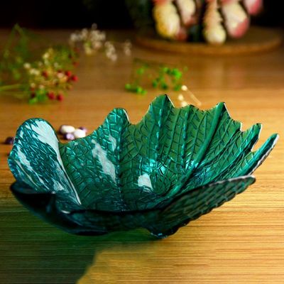 Maple Leaf Unique Decorative Charger Plates For Snack