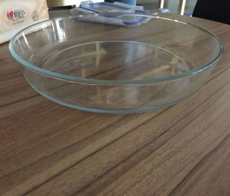 Heat Resistant Borosilicate Round Charger Plates For Micwave