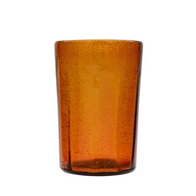Round Thicker Wall Mexican Bubble Crystal Cocktail Glasses