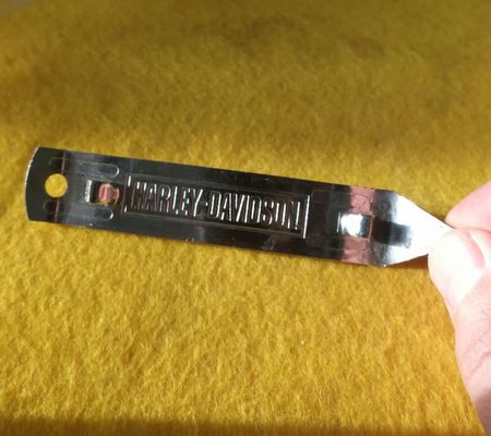 Embossed Brands Logo Vintage Stainless Steel Bottle Opener