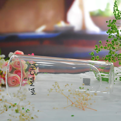 Double Wall Heat Resistant Round Tall Tumbler Glass