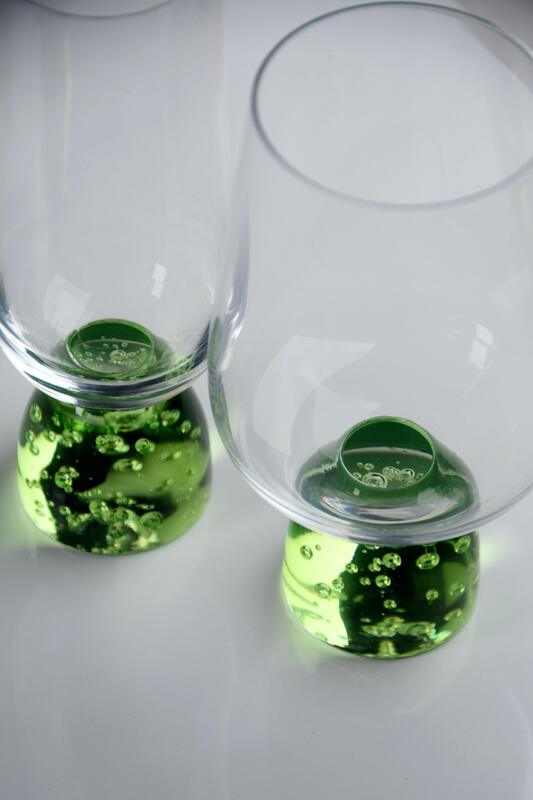 qualità Calice da vino in cristallo con base a bolle fatto a mano con cristallo senza piombo per cene eleganti fabbrica