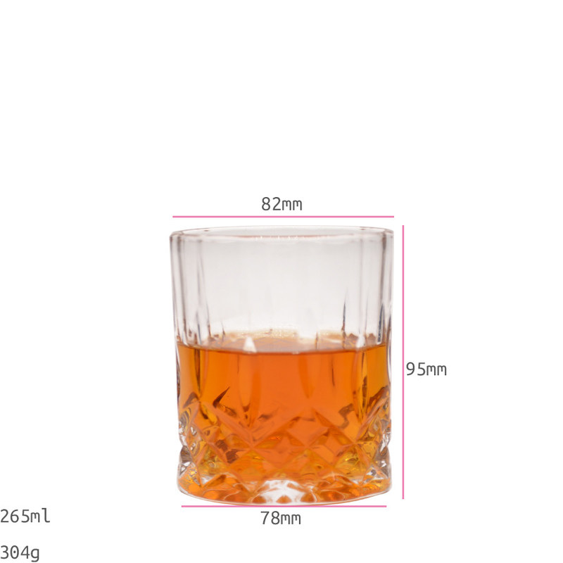 qualità Antichi bicchieri di whisky senza piombo, in rilievo, da 10 oz, bicchieri per la degustazione del whisky. fabbrica