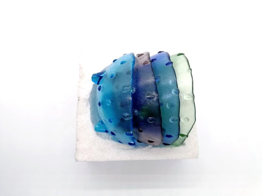 qualità Piastre di carica in vetro da 3 piedi per frutta e dessert fabbrica