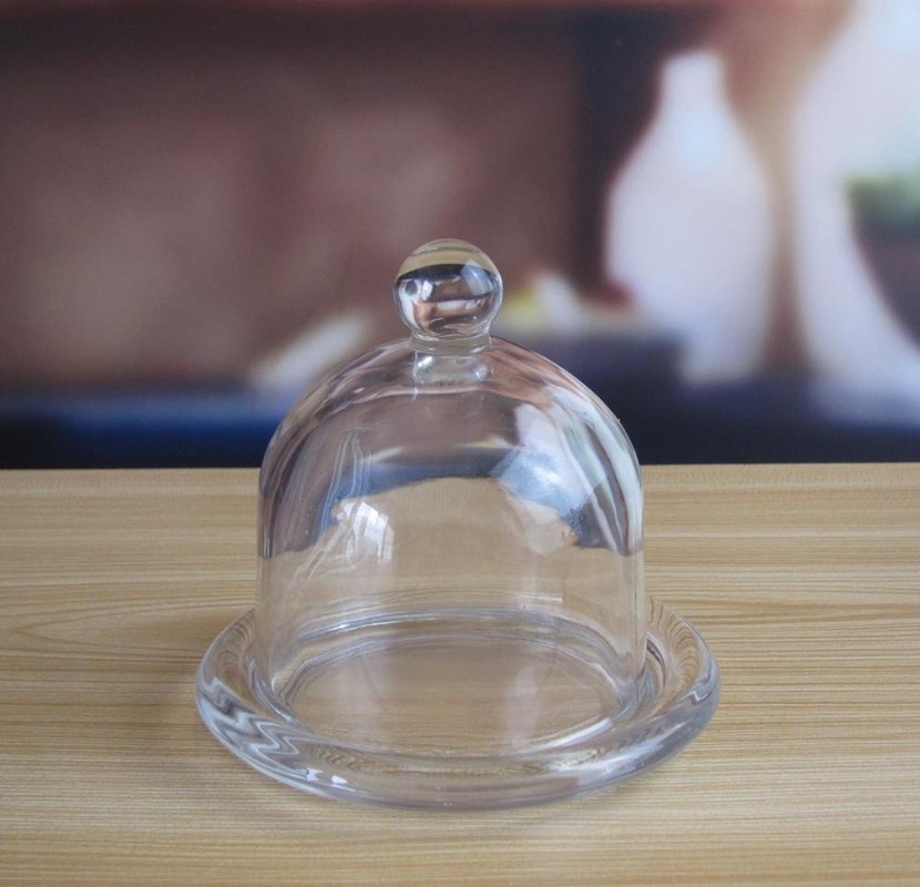 qualità Mini barattoli rotondi di vetro con coperchio, bombolette da cucina in vetro fabbrica