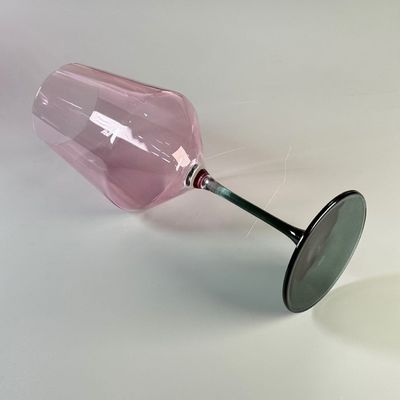 qualità Colore a soffio a mano vetro di vino in gradiente Set vetro di vino cristallino di alta qualità per regalo per l' erbacce fabbrica