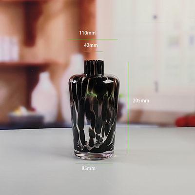 qualità Vaso di vetro di ambra fatto a mano Vaso unico moderno per il tavolo Piastra centrale Vaso decorativo di fiori per il matrimonio di casa (S) fabbrica