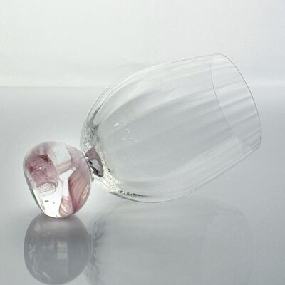 qualità Set di bicchieri di vino a cristallo rosa di alta chiarezza progettato per ristoranti bar e eventi di degustazione di vini che offrono una presentazione superiore fabbrica