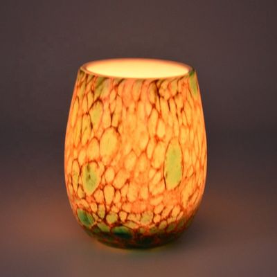 qualità Candelabri in vetro votivo turchese a colori solidi fabbrica