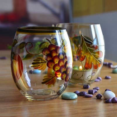 qualità Portacandeli in forma di uovo, di bellissimi colori, cilindri di vetro, portacandeli in vetro votivo. fabbrica