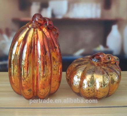 qualità Lanterna di zucca Antichi portacandele in vetro per Halloween fabbrica