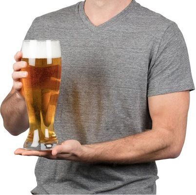 qualità Bicchieri di birra artigianale trasparenti extra size 53oz fabbrica