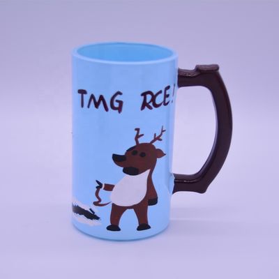 qualità Tazze di birra in vetro dipinte a mano fabbrica