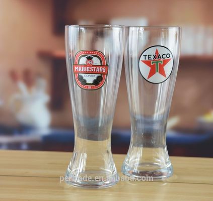 qualità 12 Oz di bicchiere di Pilsner personalizzato per il regalo promozionale fabbrica
