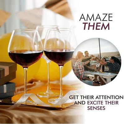 qualità Bicchieri di vino rosso di 750 ml, bicchieri di vino rosso di cristallo fabbrica