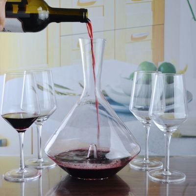 qualità Set di bicchieri di vino a cristallo soffiati a mano fabbrica