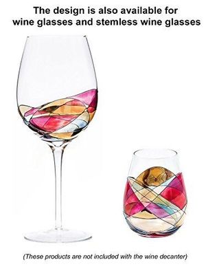 qualità Luster Crystal Wine Glass dorato Stemless dipinto a mano, ha inciso Crystal Glasses fabbrica
