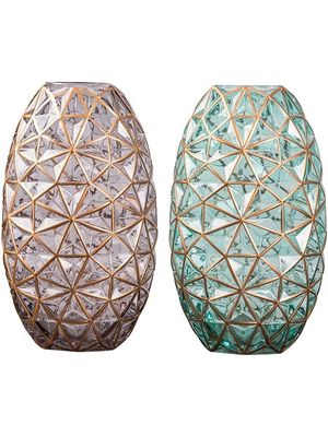 qualità Vaso di vetro decorativo creativo dipinto a mano per il matrimonio fabbrica