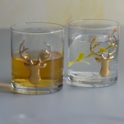 qualità Bicchiere di whisky decorativo rotondo personalizzato per Natale fabbrica
