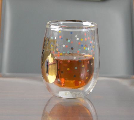 qualità Bicchiere per whisky a doppia parete a alto borosilicato fabbrica
