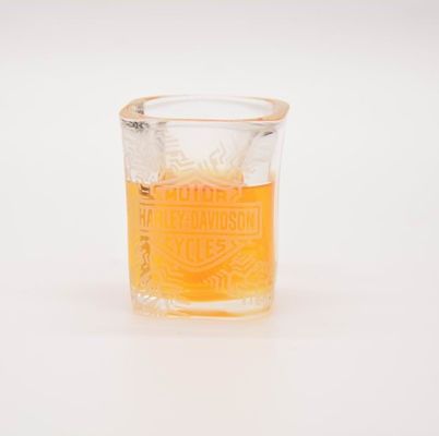 qualità Brands Logo Square Shot Glass, Wedding Shot Glass per bere liquori fabbrica