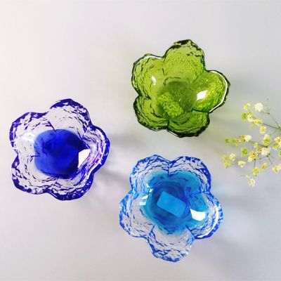 qualità Piatti di salsa in vetro a fiore di ciliegio per la tavola da pranzo fabbrica