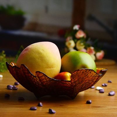 qualità Piatti di carica decorativi unici a foglia d'acero per snack fabbrica