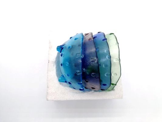 qualità Piastre di carica in vetro da 3 piedi per frutta e dessert fabbrica