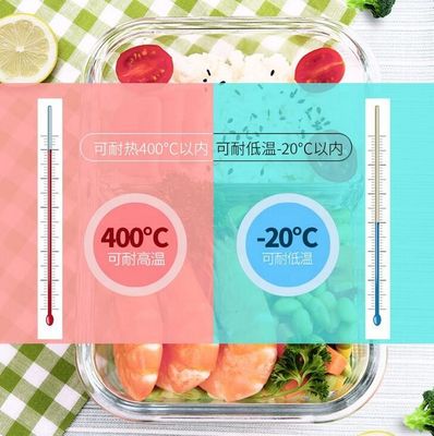 qualità Scatole da pranzo in vetro pressato al borosilicato con coperchio di chiusura fabbrica