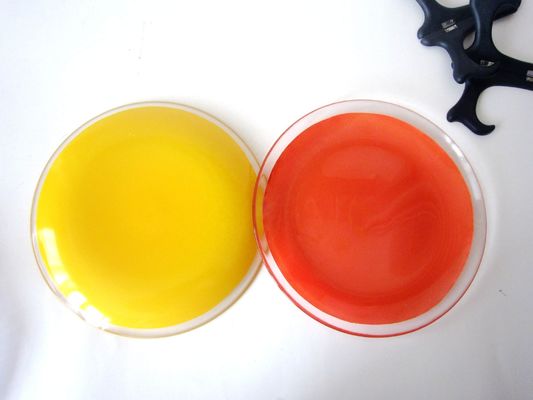 qualità 10 pollici trasparente bordo tintura di colore vetro piastre di caricamento fabbrica