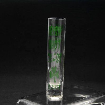 qualità Decalcomania scintillante lunga di Crystal Cocktail Glasses With Color fabbrica