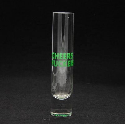 qualità Decalcomania scintillante lunga di Crystal Cocktail Glasses With Color fabbrica