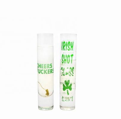 qualità Decalcomania scintillante lunga di Crystal Cocktail Glasses With Color fabbrica