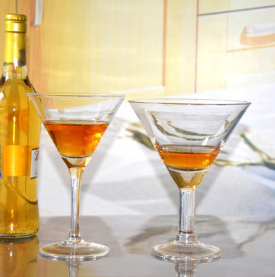 qualità Confezione unica di bicchieri da cocktail a cristallo fabbrica