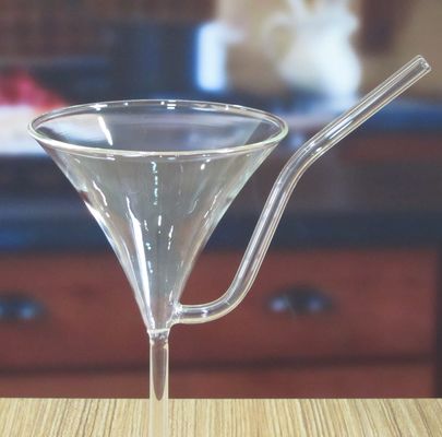 qualità Bicchieri di cocktail vintage a base di borosilicato con paglia fabbrica