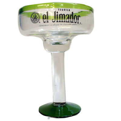 qualità Bicchieri da cocktail a cristallo di colore verde in stile messicano fabbrica