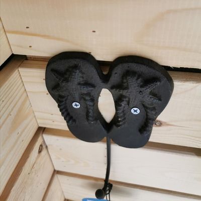 qualità Decorazione domestica Anelli per cappotti in ferro battuto Artigiani in ghisa fabbrica