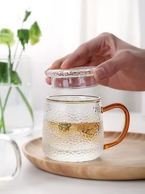 qualità Tazza di tè in vetro fatta a mano con disegno in rilievo vetro ad alto borosilicatoTazza da tè Tumbler Bicchieri da bere fabbrica