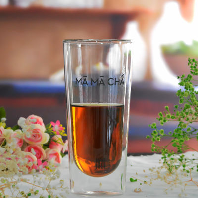 qualità Vetro a doppia parete, resistente al calore, rotondo e alto fabbrica