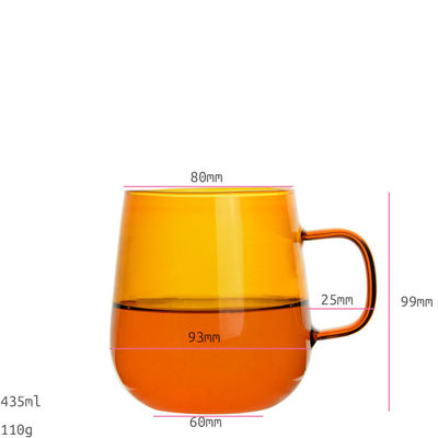 qualità Bicchieri colorati ad alto borosilicato fabbrica