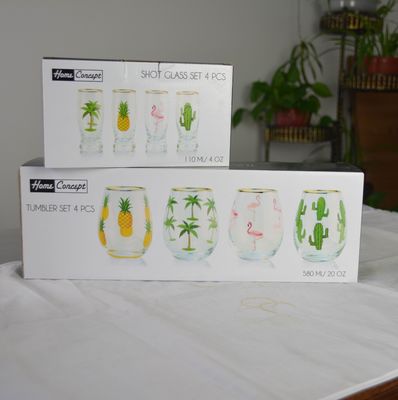 qualità Disegno di vetro per vino con cerniera colorata fabbrica